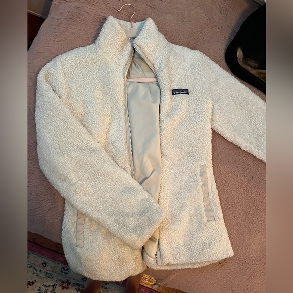 Jackets & Blazers - white patagonia jacket